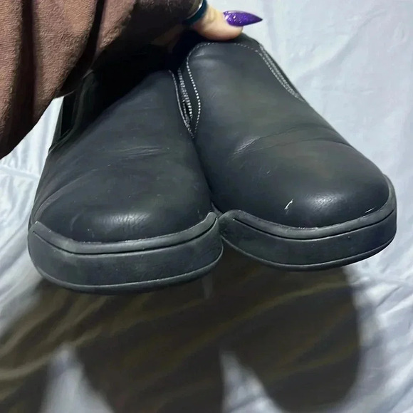 Nunn Bush Tour Work Plain Toe Slip On Loafers Black - Picture 5 of 8